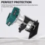 Drillpro 5 Speeds Brushless Electric Hand Trimmer Cordless Wood Router Woodworking Engraving Slotting for 18V Battery