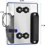45 Degree Grinder Jig Tile Chamfering Tool Angle Grinder Stand Stainless Steel ABS Construction Secure Clamping System Suitable for Ceramic Stone Cutting Professional Precision