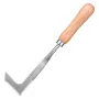 Crack Weeder Crevice Weeding Tool Stainless Steel L-Shaped Blade Beech Handle Garden Maintenance Lawn Care