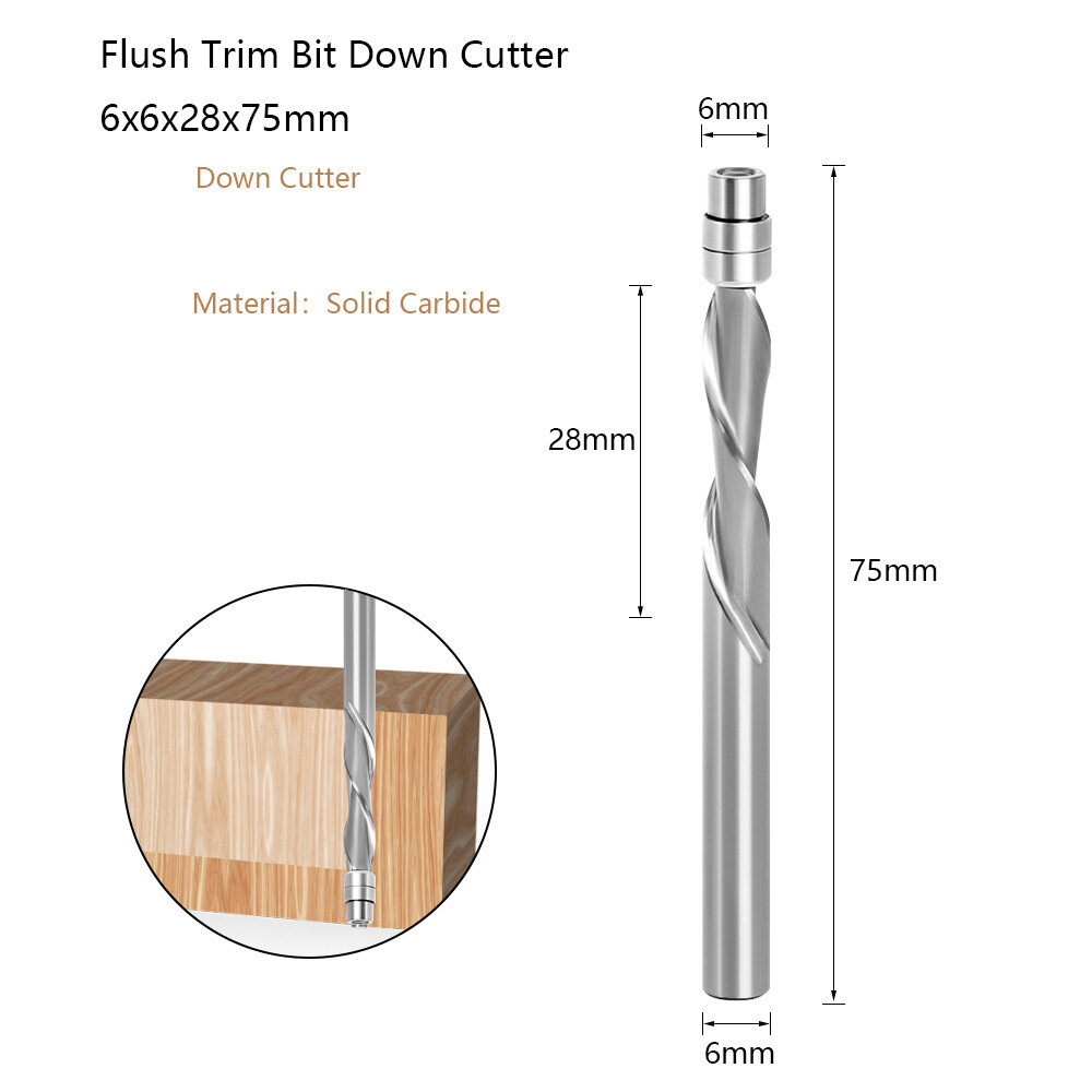 6mm shank down