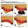 Corner Routing Guide Woodworking Corner Jig R100 R150 R200 R250 R300 Curve Guide Cabinet Edge Molding