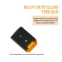 Tool Belt Clip Fits for TOU-CT Models ClipTech Pouches Strong Plastic Material Quick Release Design Wall Mountable