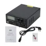 PS50SWIV DC Power Supply 50A High Current Adjustable 9-15V with LCD Display Short Circuit Protection Temperature Controlled Fan