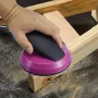 Hand Sander Adjustable Air Intake Dust Extraction System Ergonomic Handle for Smooth Grinding and Polishing Includes 10 Sanding Pads Ideal for Woodworking and DIY Projects.surface Sander Tool