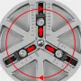 Universal Adjustable Hole Opener Saw Cutter Drill Bit Woodworking Plastic Punching Tool For Gypsum Board Aluminum Board