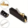 Mini Planer Kayu Kayu Hitam Pesawat Tangan Mini DIY Talian Kabel Woodworking Plane Tukang Kayu Alat Memotong Kayu