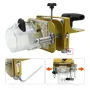 Dispositivo di mortasatura per macchina di rifilatura da 65 mm, staffa di scanalatura 2 in 1, elementi di fissaggio invisibili, localizzatore di punzoni, guida lineare, utensile per lavorazione del legno