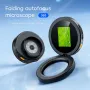 Handheld Digital Microscope 2MP 500X Magnification Autofocus Lens 8 LED Lights Portable Type-C Charging 2 Inch IPS Screen