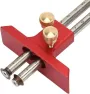 Stainless Steel Woodworking Marking Gauge European Double Head Mortise Gauge Scriber Ruler
