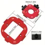 Aluminum Corner Template Set for Router Table Arc Cutting R10-R15-R20-R25 R30-R35-R40-R50 Woodworking Tools High Precise