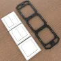 86 Type Socket Box Hole Template Wood Board Slotting Template Switch Socket Opening Template Aluminum Alloy Hole Opening Marking Tool
