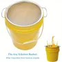 Stainless Steel 60 Mesh Paint Strainer Fits 5 Gallon Bucket Fine Mesh Filter for Spray Gun Easy to Clean Reusable