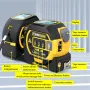 3 In 1 40M/60M Laser Tape Measure Rangefinder 5m Tape Ruler Infrared High-precision Intelligent Electronic Ruler Building Distance Meter
