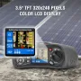 جهاز اختبار التثبيت متعدد الوظائف DT-6650 بشاشة LCD ملونة TFT مقاس 3.5 بوصة IP67 مقاومة العزل والجهد ومقاومة الأرض ومنفذ USB وبلوتوث