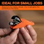 Pony Jorgensen 3.5\ Mini Block Plane Professional Blade Adjustable Cutting Depth Ductile Iron Body for Trimming Polishing and Woodworking