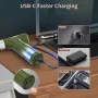 Mini Turbo Fan Brushless Motor Handheld Duct Fan 45W 3 Gears 110,000 RPM Air Duster USB-C Rechargeable