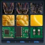 Digital Microscope 50-1200X Magnification 7-Inch 1920*1080P Screen 5MP TYPE-C Port 8 LED for Precise Inspection
