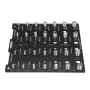 ENJOYWOOD 28 Thread Nut & Bolt Checker With Gloves Durable Aluminum Alloy Gauge for Metric and Imperial Sizes Easy Size Identification Tool