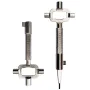 Multifunctional Locksmith Tool Zinc Alloy Lock Cylinder Adjuster Gauge Cam Spindle Turner Ergonomic Handle Compact and Lightweight Hand Tool