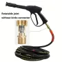 360 Degree M22 Pressure Washer Attachment Reliable Brass Swivel Connector for High Pressure Hose Anti Kink Tool