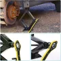 Jack Ratchet Wrench Dual Interface Design High Strength Steel Anti Rust Portable Labor Saving Tool