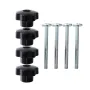 Handle T-slot Slider Miter T-track Jig Screw Fixture For Table Saw Router Chutes Rail DIY Woodworking Bench Tool M8x100mm