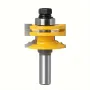 LAVIE 1/2 Inch 8mm 12mm Shank Ogee Rail and Stile Router Bit Reversible Glass Door Rail & Stile Router Bit for Woodworking Precision Milling Cutter Factory Direct