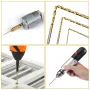 60PCS 1/1.5/2/2.5/3/3.5mm High Speed Steel Twist Drill Bit Professional Titanium Coated Drill Bit Tools Quality Power Tools