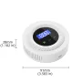 WiFi Enabled Gas Leak Detector with Digital Display and Temperature Sensor for Detection of Natural Gas Methane and Biogas with Voice Alerts and Breakdown Self Check Function