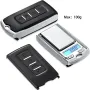 1PCS 0.01g Accuracy Mini Electronic Digital Pocket Scale 100g 200g Key Style Portable Precision Weighing LCD Backlit Display For Jewelry Gold Sterling Jewelry Herb Food