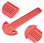 T-Square Ruler Aluminum Alloy Anodized Finish 1/32 Inch/1MM Precision Hole Spacing Ergonomic Design for Craftsman