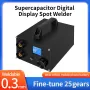 Docreate Digital Display Spot Welder Portable 18650 Nickel Precision Welding Band Full Set High-power Advanced Temperature Control 12V DC Power Supply High Power Balancing Circuit 5V 2100A