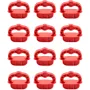12 Pcs Deck Board Jig 1/4\ Gap Deck Board Spacer Rings for Pressure Treated Composite PVC Plank