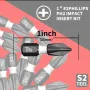 5/10PCS Tungsten Steel Electric Screwdriver Head Set High Hardness Magnetic Cross Head S2 Alloy Bits Nickel Plated Rust Resistance