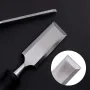 8-Piece Wood Carving Chisel Set Chromium-Vanadium Steel Blades Wood Handles Sharpening Stone and Honing Guide for Woodworking