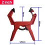 2/3/4 inch Carpentry Clip Quick Ratchet Carpenter Tool G-shaped Woodworking Clamp Photography Spring Clamps G-shaped Spring Clip Plastic Woodworking Clip