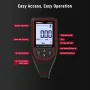 KAIWEETS KOTC02 Paint Thickness Gauge Magnetic Non Magnetic Metal Tester 0-2999µm High Accuracy Backlit Display Calibration Data Storage Automotive Industrial
