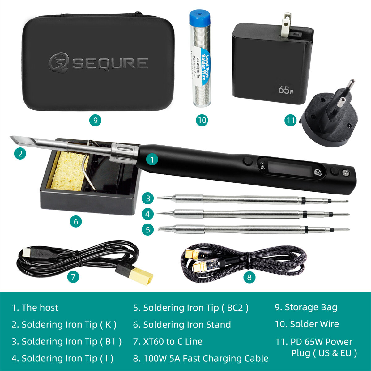 K+I+B1+BC2 Type Set（US+EU）