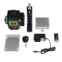16-Line Strong Green Light 4D Remote Control Laser Level Measure with Wall Attachment Frame