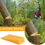 4pcs Tree Felling Wedges With Spikes For Safe Cutting 2 Each Of 8 Inch And 5.5 Inch Chainsaw Wedges Logging Supplies Set, Tree Wedge Safe Sturdy Cold Logger Tool Accessory