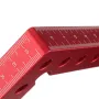 VEIKO 2 Set Ahşap İşleme Hassas Kelepçeleme Kare L Şeklinde Yardımcı Fikstür Ekleme Tahtası Marangoz Karesi Cetvel Ahşap İşleme Aleti