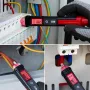 EU US Direct KAIWEETS HT100S Non-Contact Voltage Tester Pen Dual Range 12-1000V AC / 70-1000V AC CAT III 1000V IV 600V Safety Rated with LED Flashlight Low Power Indicator Automatic Power Off Features