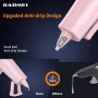 Cordless Hot Glue Gun HJ824 2600mAh Rechargeable Battery USB-C Fast Preheating Auto Shut-Off Includes 10 Premium Glue Sticks for Wood Craft Repairs
