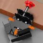 90 ° Corner Jig Adjustable Woodworking Right Angle Fixing Clamp Made of Carbon Steel Material Wear-resistant Right Angle Fixing Fixture