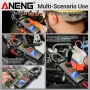 ANENG CM86 Clamp Meter 600A AC DC Current Voltage Resistance Capacitance Temperature Digital Multimeter NCV Function Backlit LCD Auto Power Off Handheld Tester