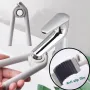 Adjustable Kitchen Bathroom Basin Wrench Tap Tool ABS Material Fits 21.5mm to 27mm Inner Rubber Coating for Plumbing Repair