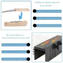 Ring Wax Cutter Manual Non-Slip Base Jewelry Carving Casting Tool Multi-Angle Adjustment Sharp Serrated Blade Carbon Steel Handle Smooth Cutting Wax Mold