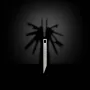 Portable Stainless Steel Pocket Knife Bottle Opener Multitool Compact Keychain Design Rust Resistant Outdoor and Everyday Carry Tool