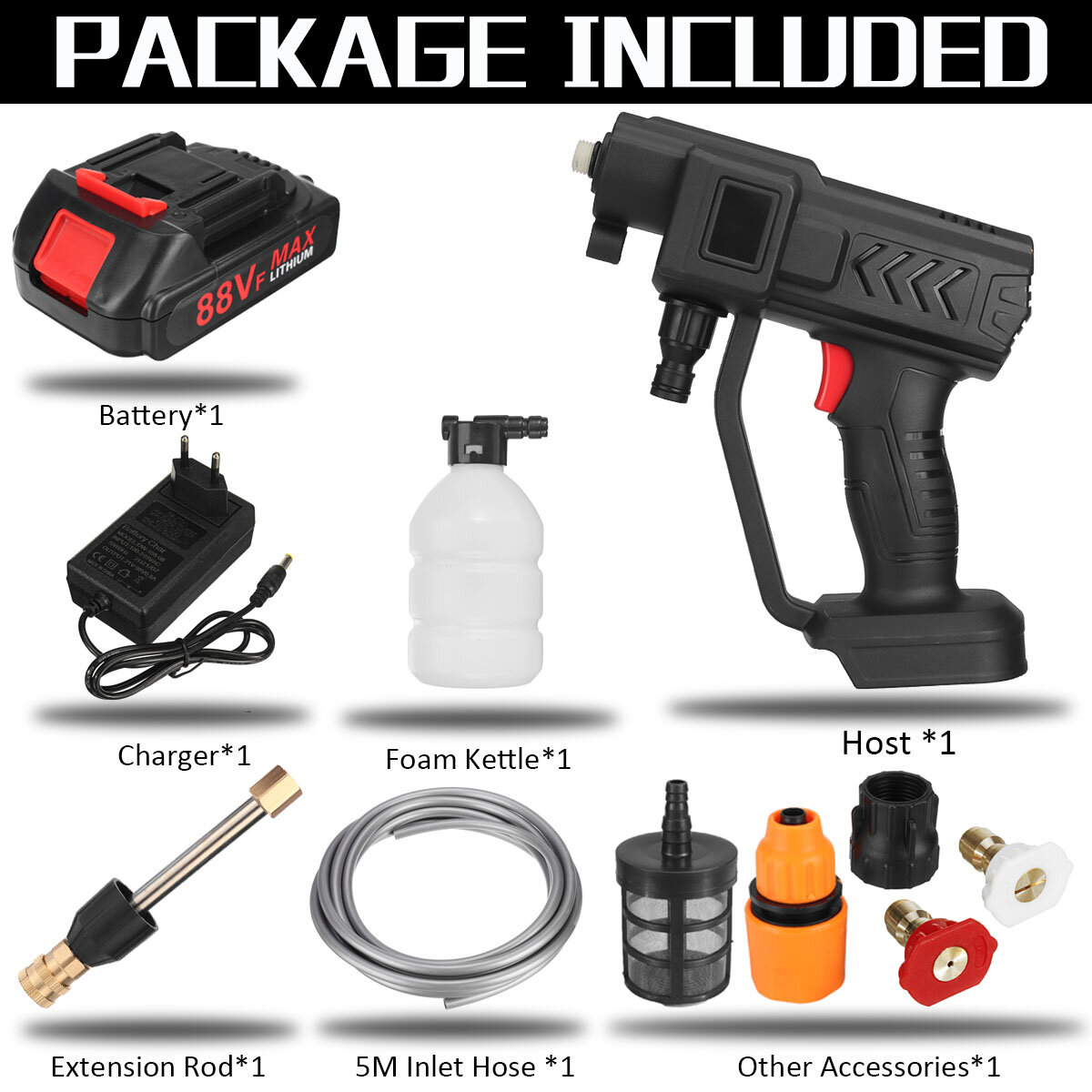 1 Battery & 1 Chager