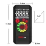 BSIDE A10 ミニスマートマルチメーター 3.2インチカラースクリーン デジタル 9999カウント True RMS マルチメーター 内蔵充電式リチウム電池電圧テスター